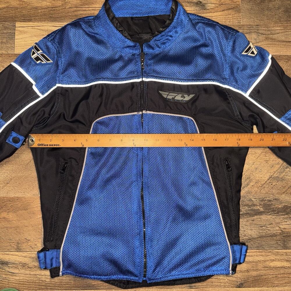 Fly Racing Motorcycle Jacket, Mens Small, Mesh, Armor, - Picture 6 of 7